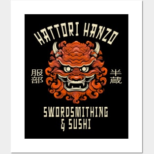 Hattori Hanzo Sword & Sushi Posters and Art